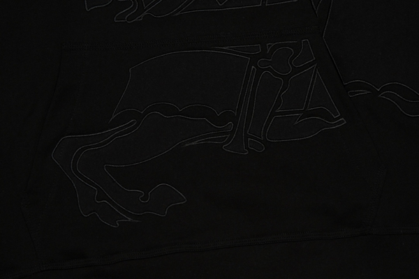 ブランドパーカー角部分ディテール